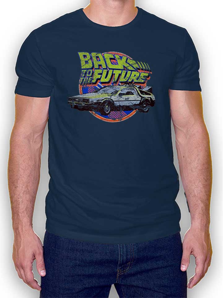 Back To The Future T-Shirt dunkelblau L