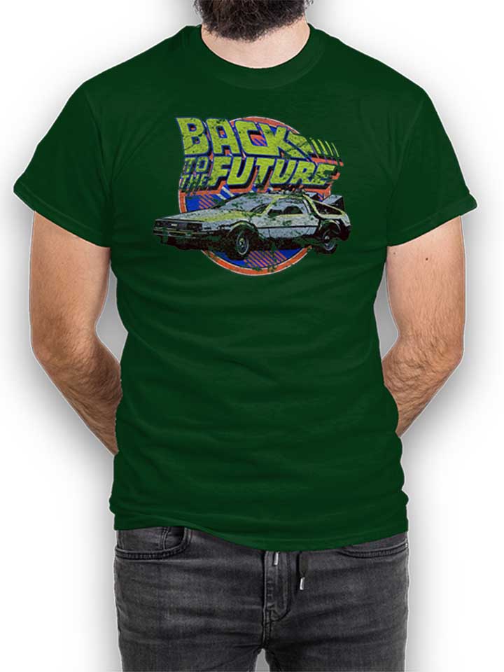 Back To The Future T-Shirt dunkelgruen L