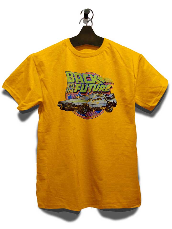 back-to-the-future-t-shirt gelb 3
