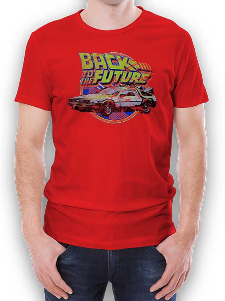 Back To The Future T-Shirt red L