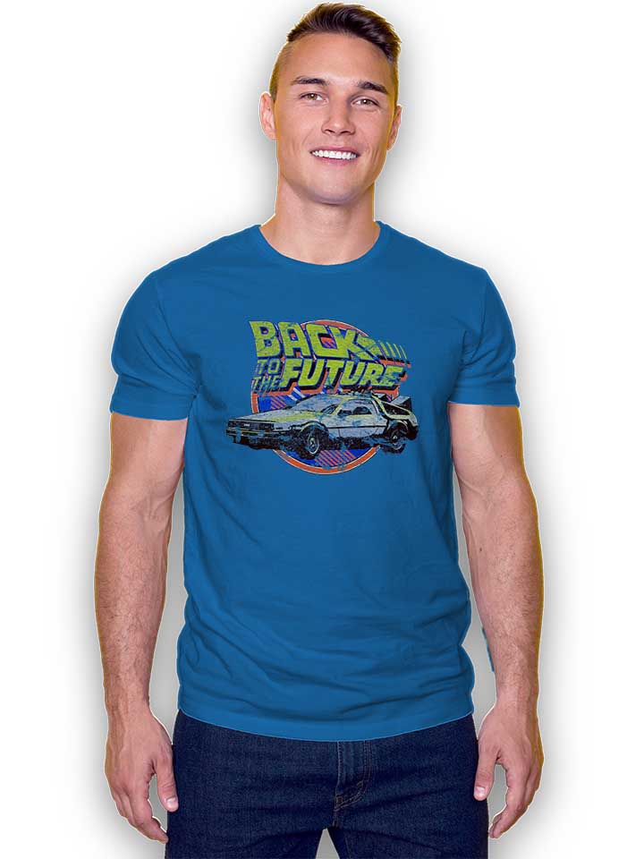 back-to-the-future-t-shirt royal 2