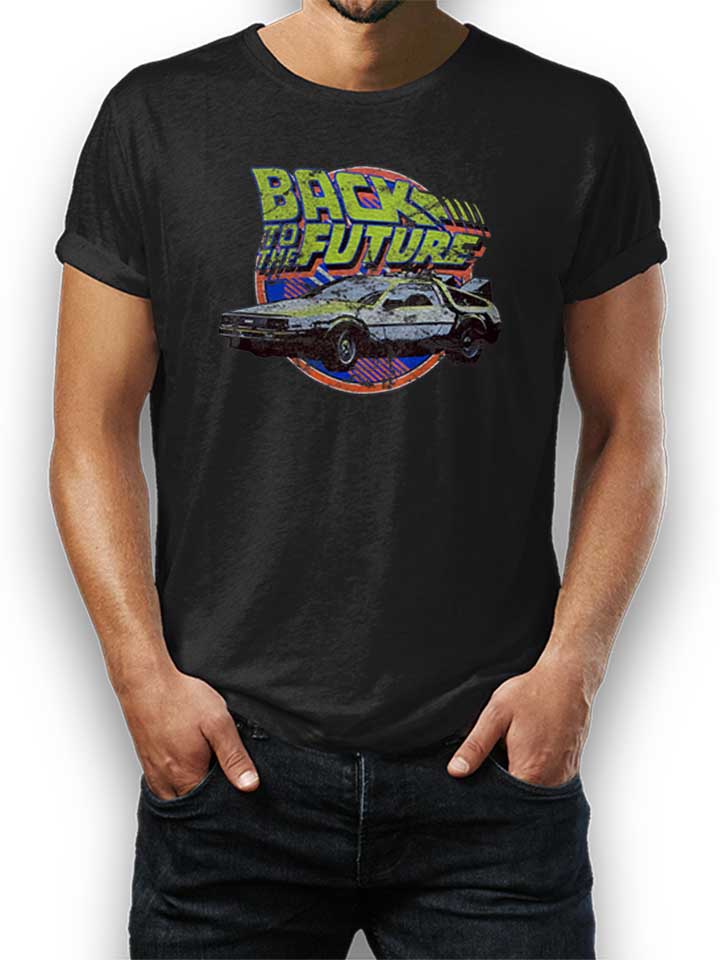 Back To The Future T-Shirt schwarz L