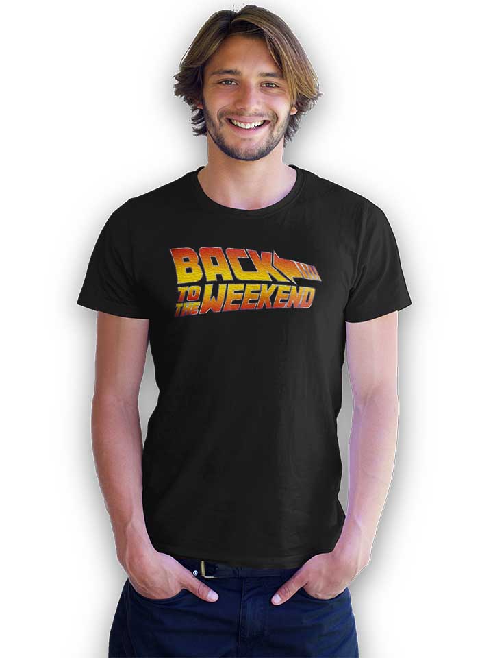 back-to-the-weekend-t-shirt schwarz 2