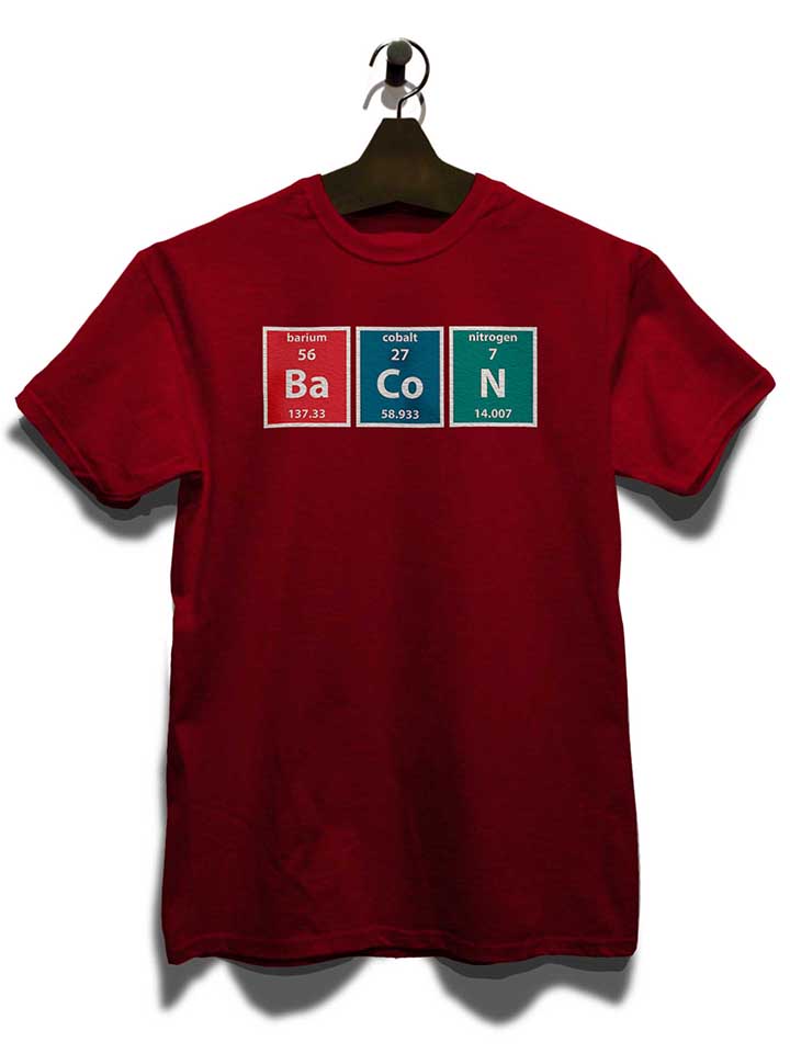 bacon-elements-t-shirt bordeaux 3