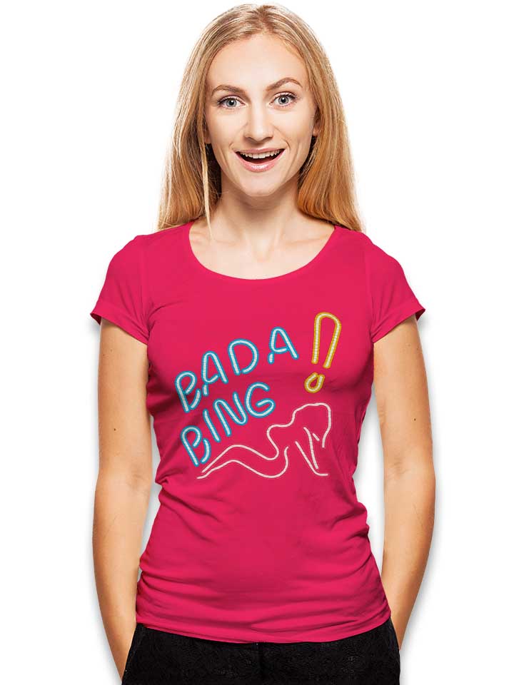 bada-bing-neon-damen-t-shirt fuchsia 2
