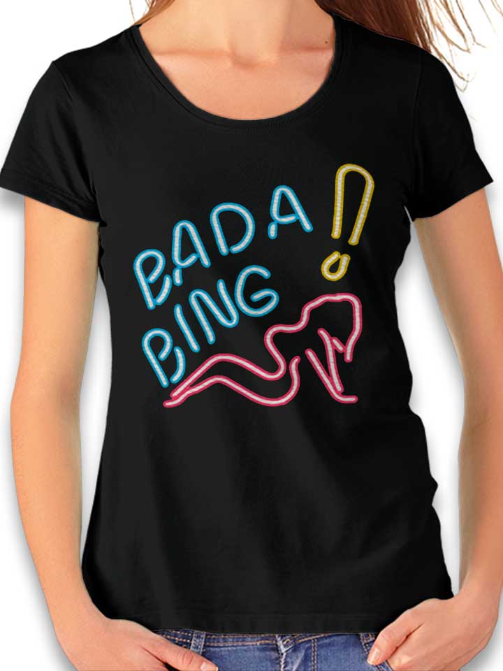 Bada Bing Neon Womens T-Shirt black L