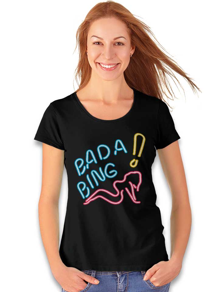 bada-bing-neon-damen-t-shirt schwarz 2