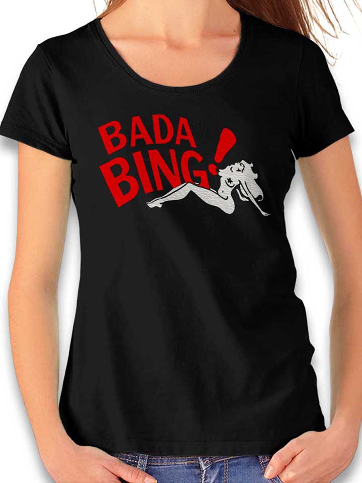 Bada Bing Damen T-Shirt schwarz L
