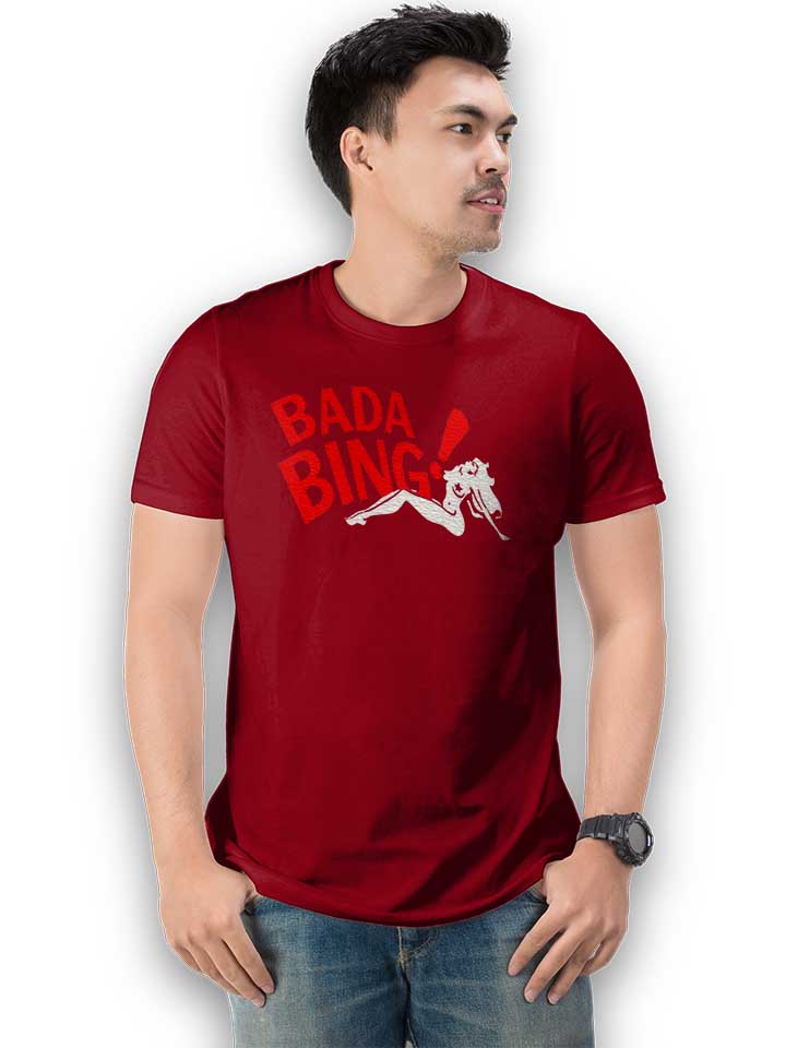 bada-bing-t-shirt bordeaux 2