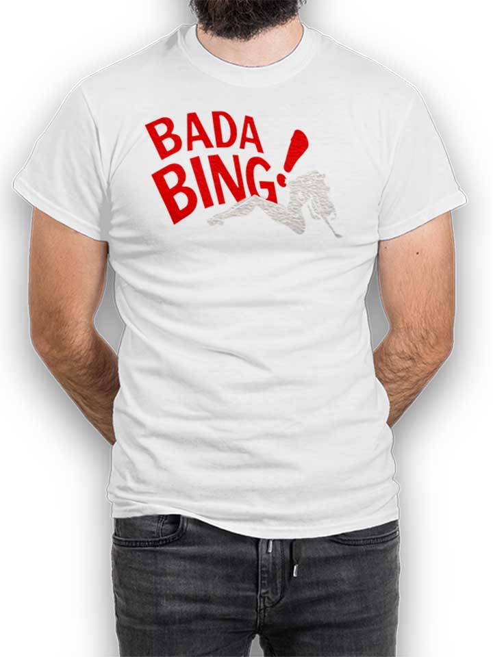 Bada Bing T-Shirt weiss L