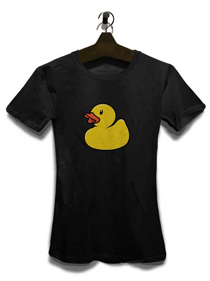 badeente-damen-t-shirt schwarz 3