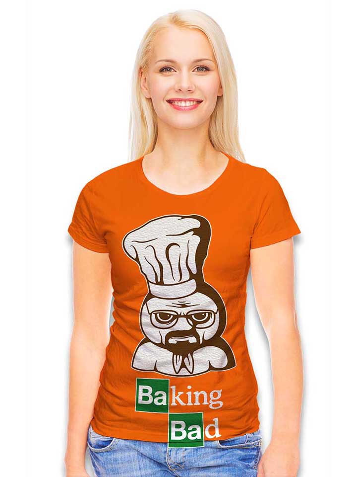 baking-bad-damen-t-shirt orange 2
