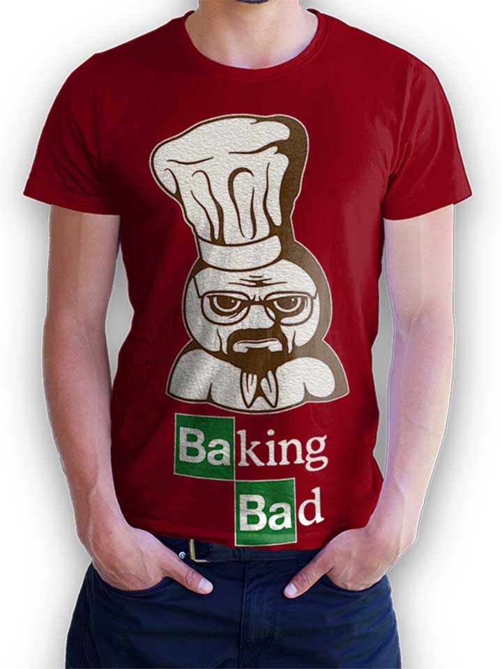 baking-bad-t-shirt bordeaux 1