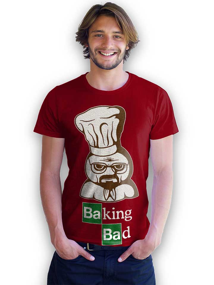baking-bad-t-shirt bordeaux 2