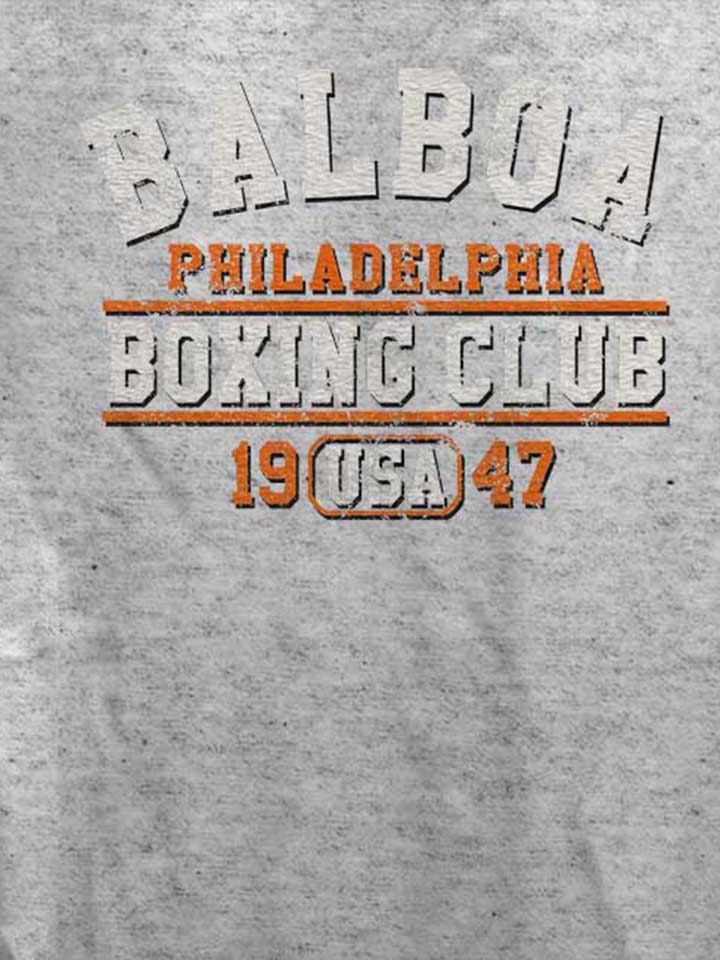balboa-boxing-club-damen-t-shirt grau-meliert 4