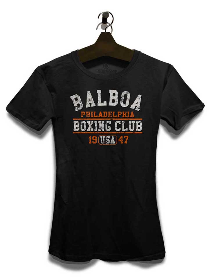 balboa-boxing-club-damen-t-shirt schwarz 3