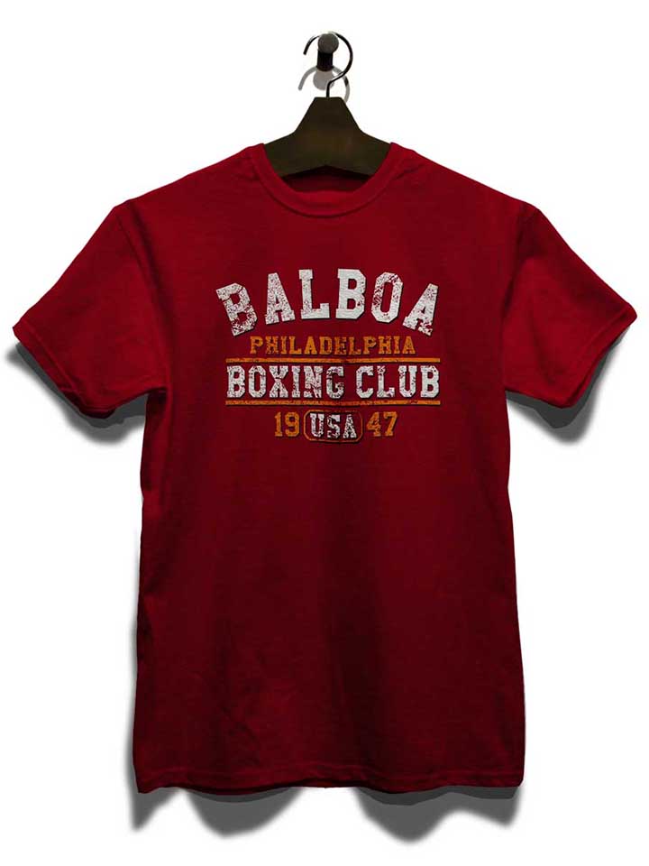 balboa-boxing-club-t-shirt bordeaux 3