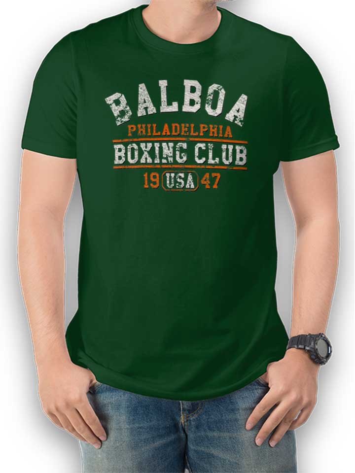 Balboa Boxing Club T-Shirt vert-fonc L