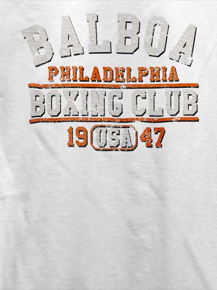 balboa-boxing-club-t-shirt weiss 4