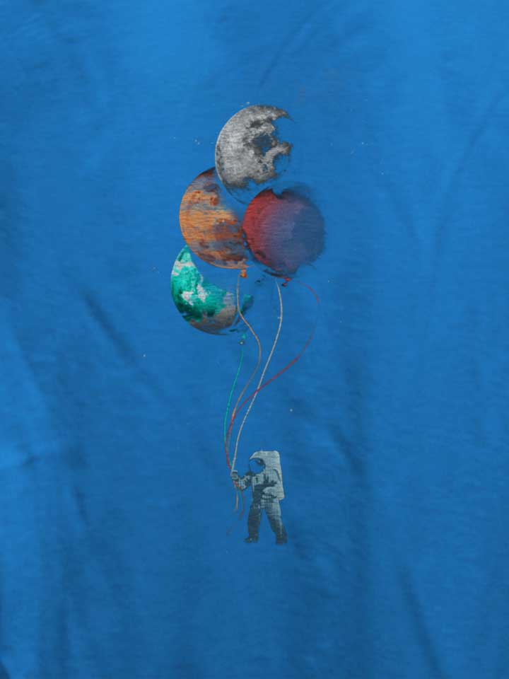 balllon-astronaut-damen-t-shirt royal 4