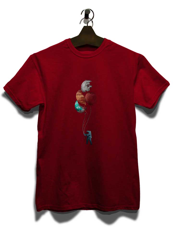 balllon-astronaut-t-shirt bordeaux 3