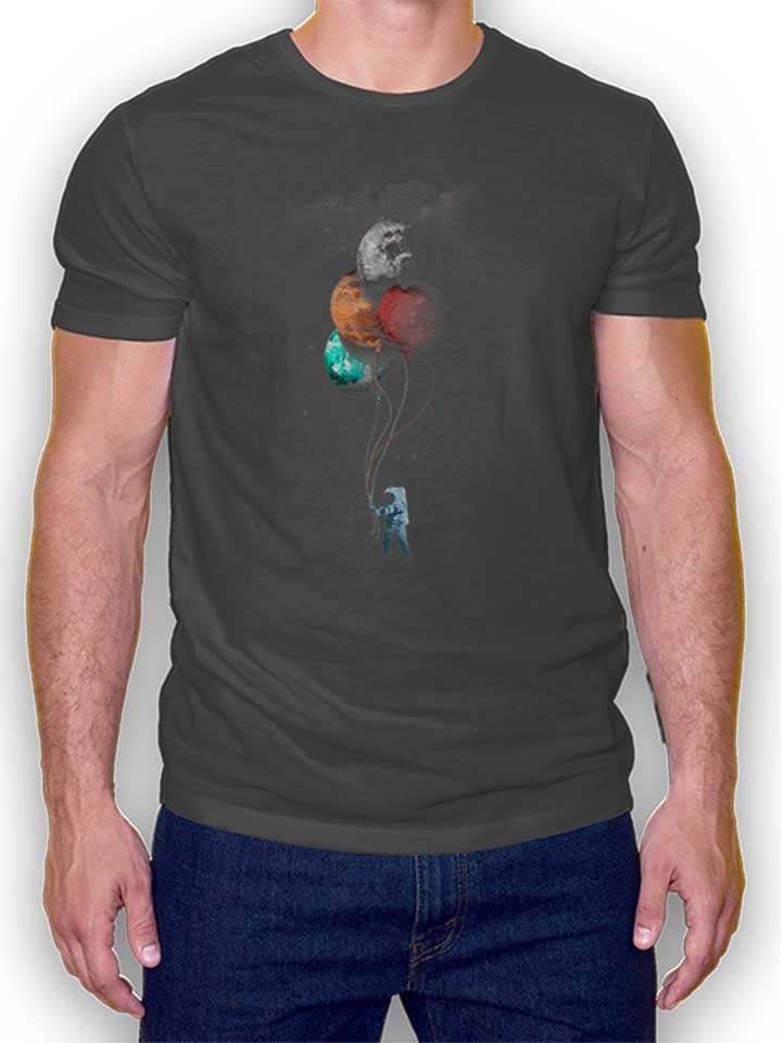 Balllon Astronaut T-Shirt dunkelgrau L