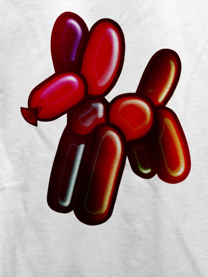balloon-animal-dog-red-t-shirt weiss 4