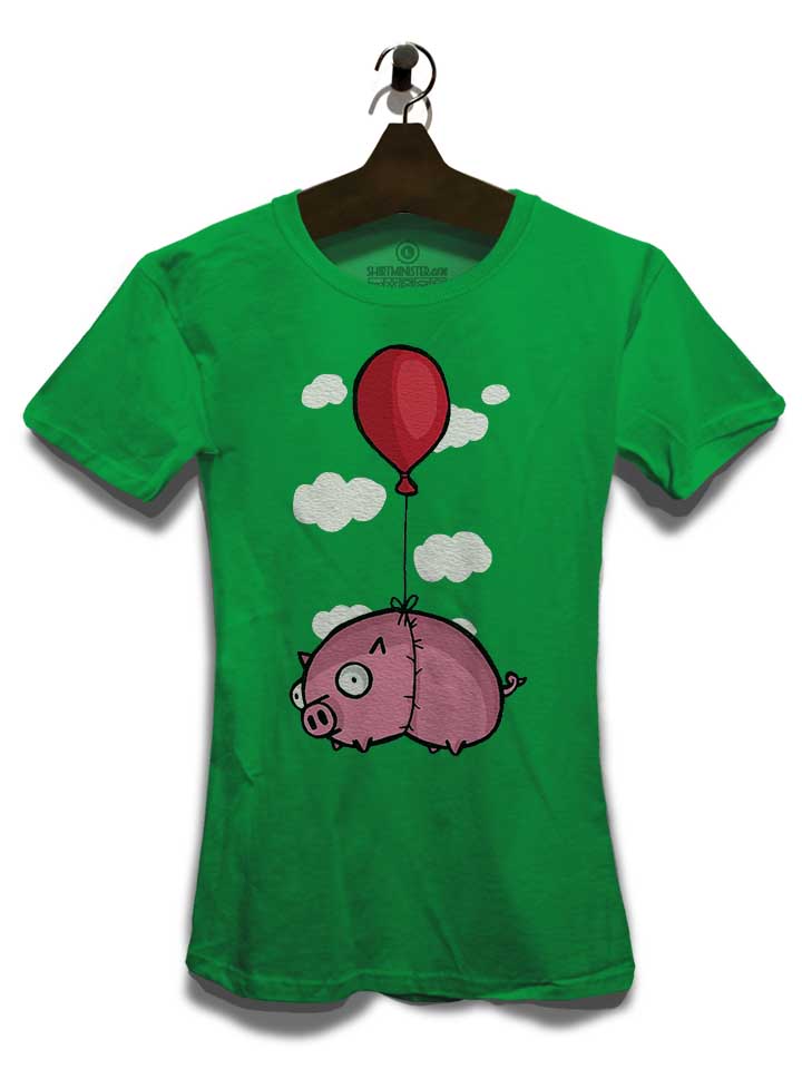 balloon-pig-02-damen-t-shirt gruen 3
