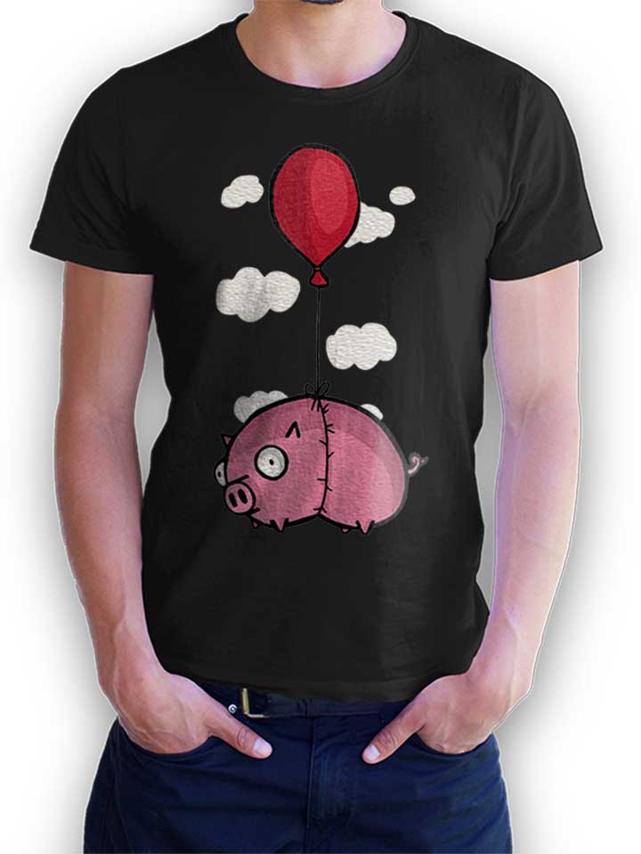 Balloon Pig 02 Camiseta negro L