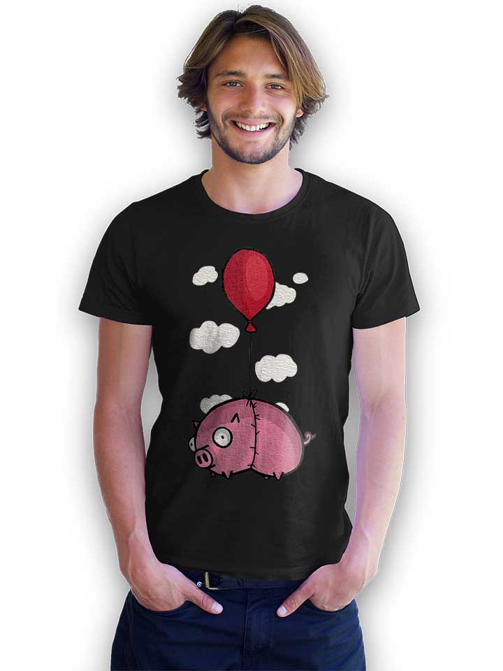 balloon-pig-02-t-shirt schwarz 2