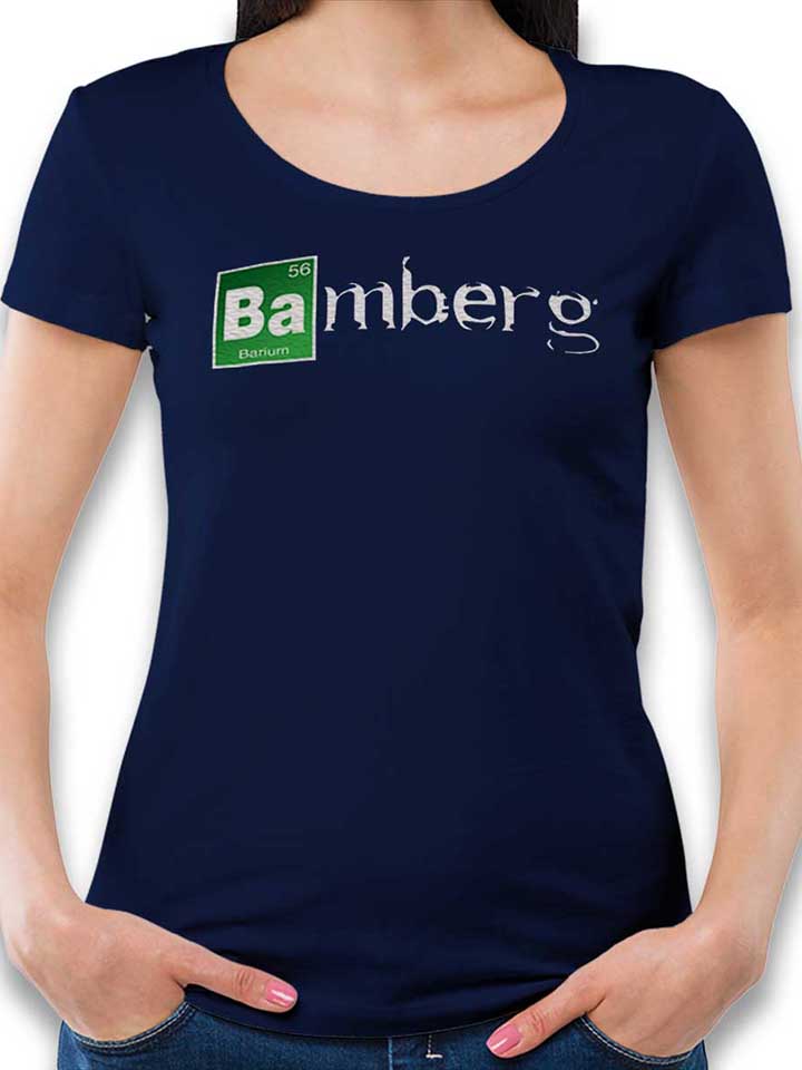 Bamberg Damen T-Shirt dunkelblau L
