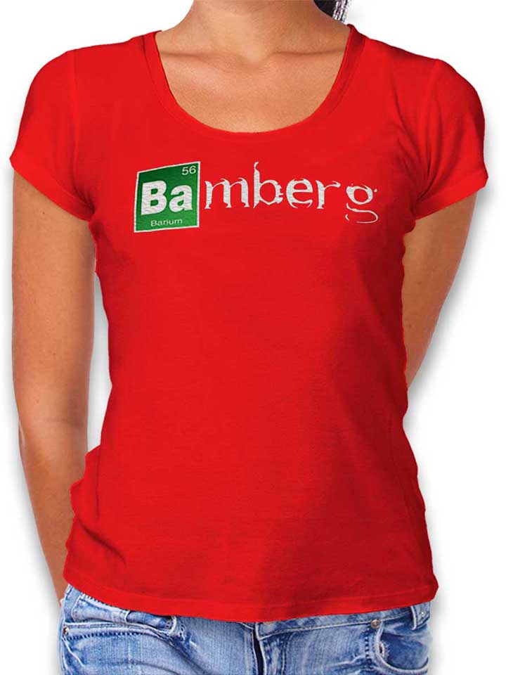 Bamberg Damen T-Shirt rot L