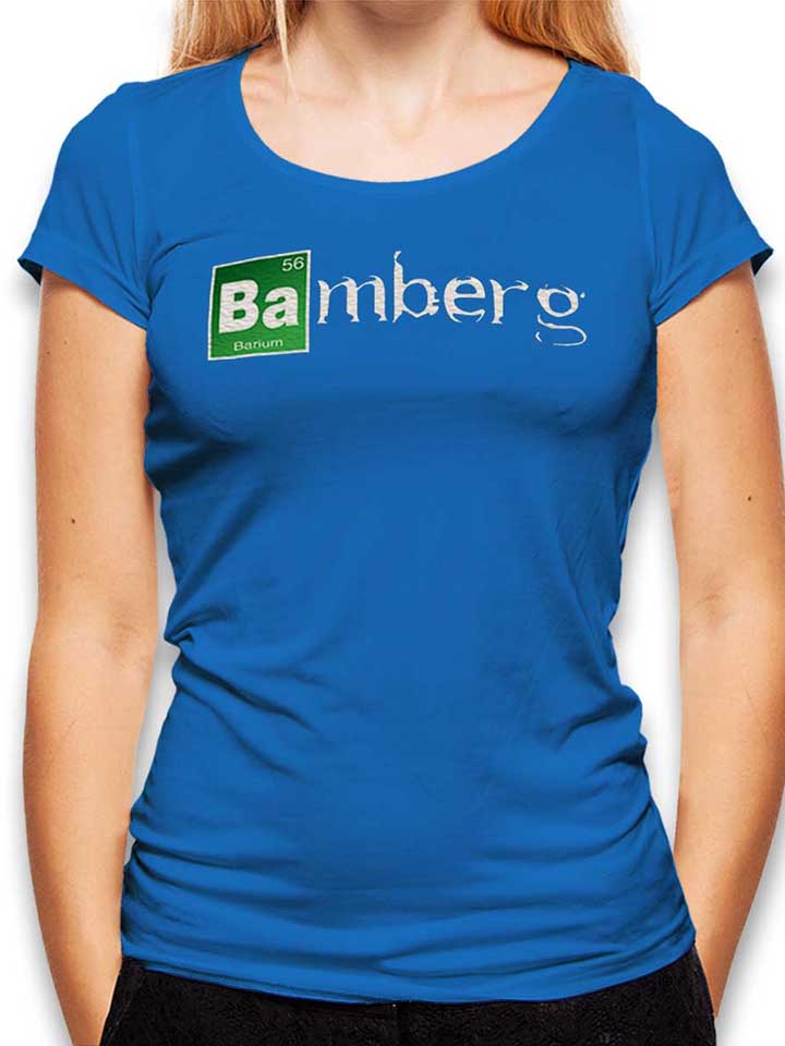 Bamberg Womens T-Shirt royal-blue L