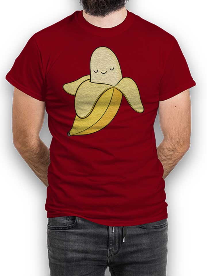 Banana 02 Camiseta burdeos L