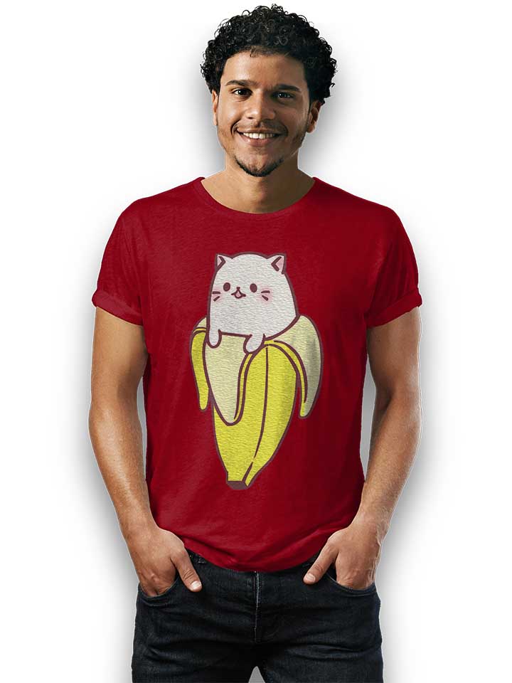banana-cat-t-shirt bordeaux 2