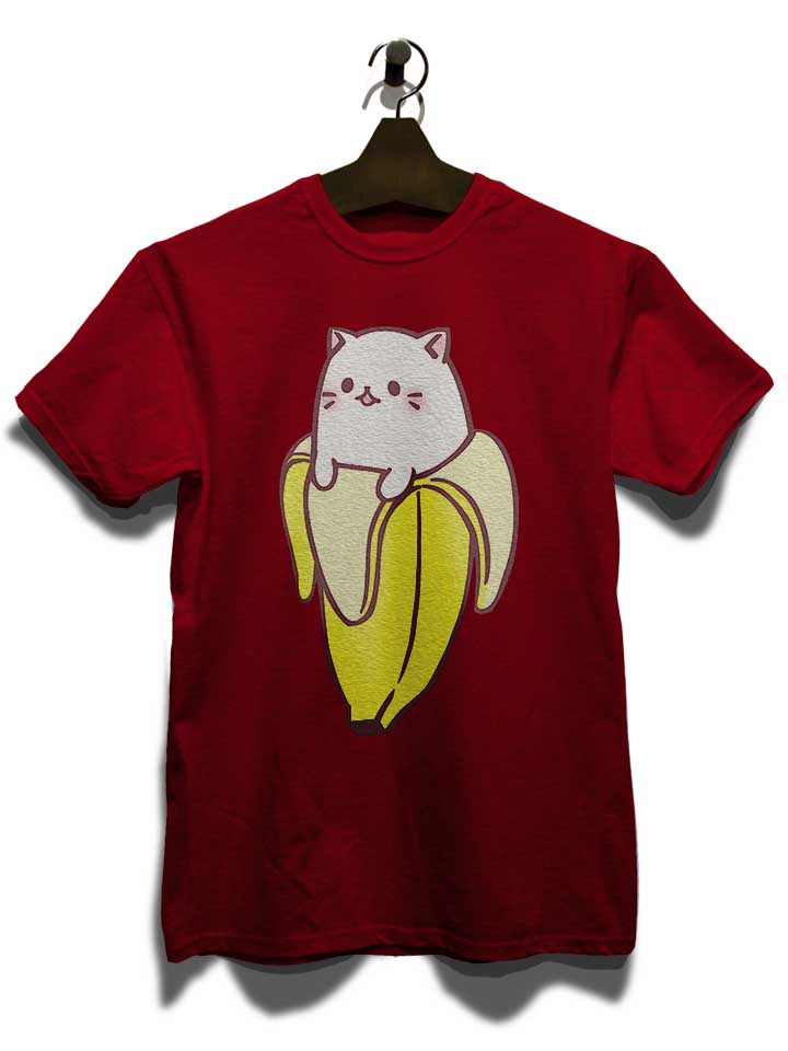 banana-cat-t-shirt bordeaux 3