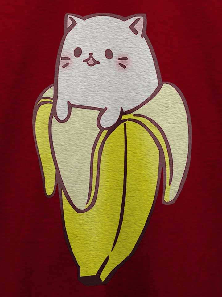 banana-cat-t-shirt bordeaux 4