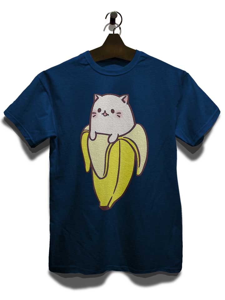 banana-cat-t-shirt dunkelblau 3