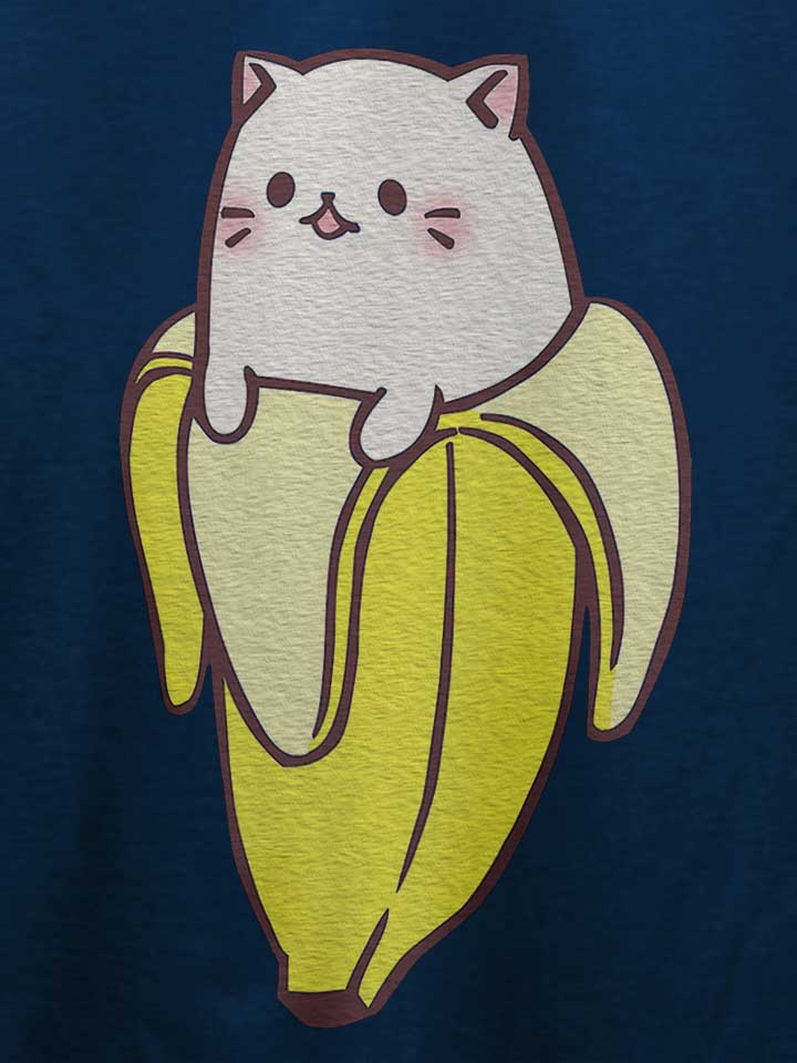banana-cat-t-shirt dunkelblau 4