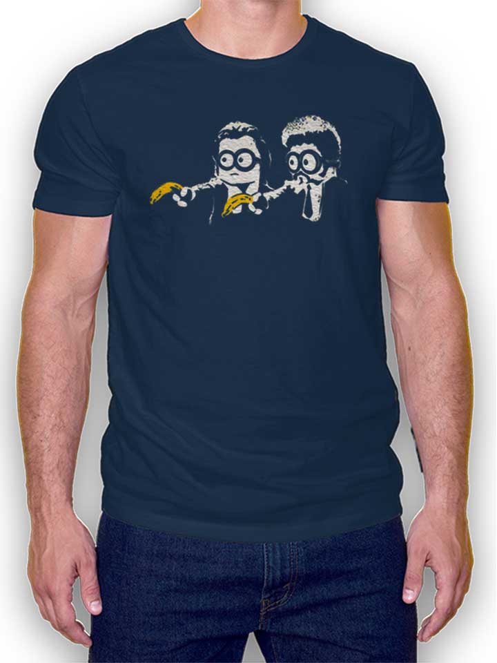 banana-fiction-t-shirt dunkelblau 1