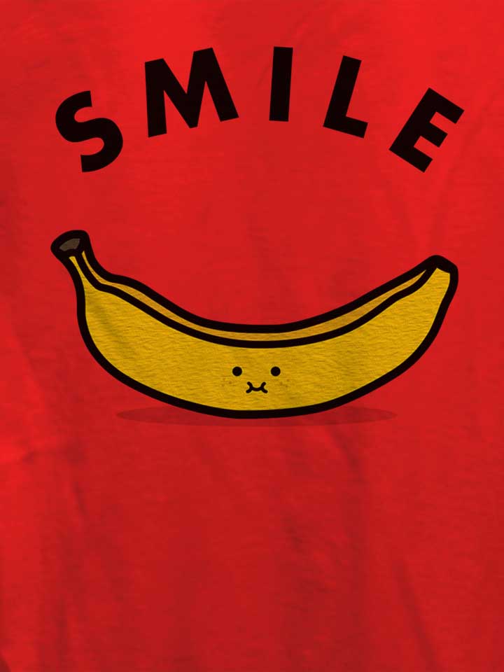 banana-smile-damen-t-shirt rot 4