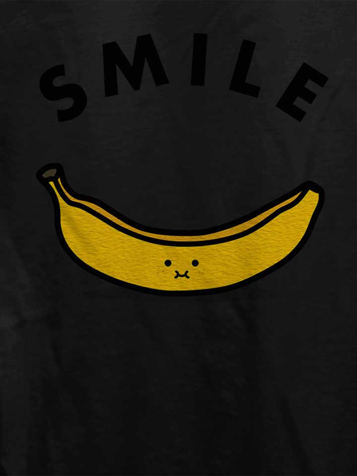 banana-smile-damen-t-shirt schwarz 4
