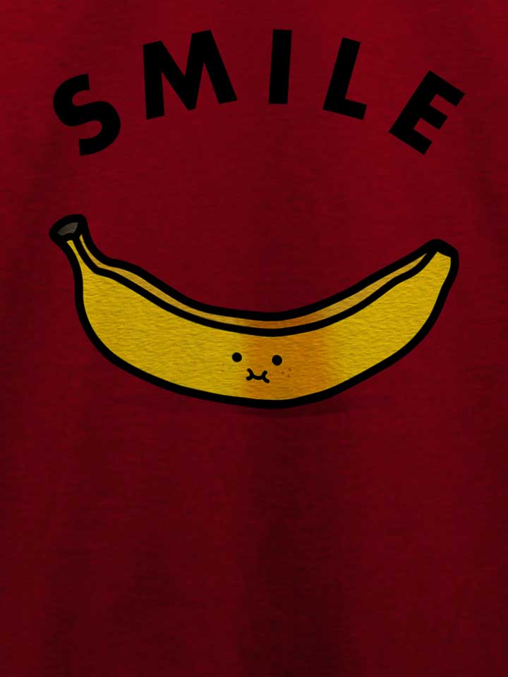 banana-smile-t-shirt bordeaux 4