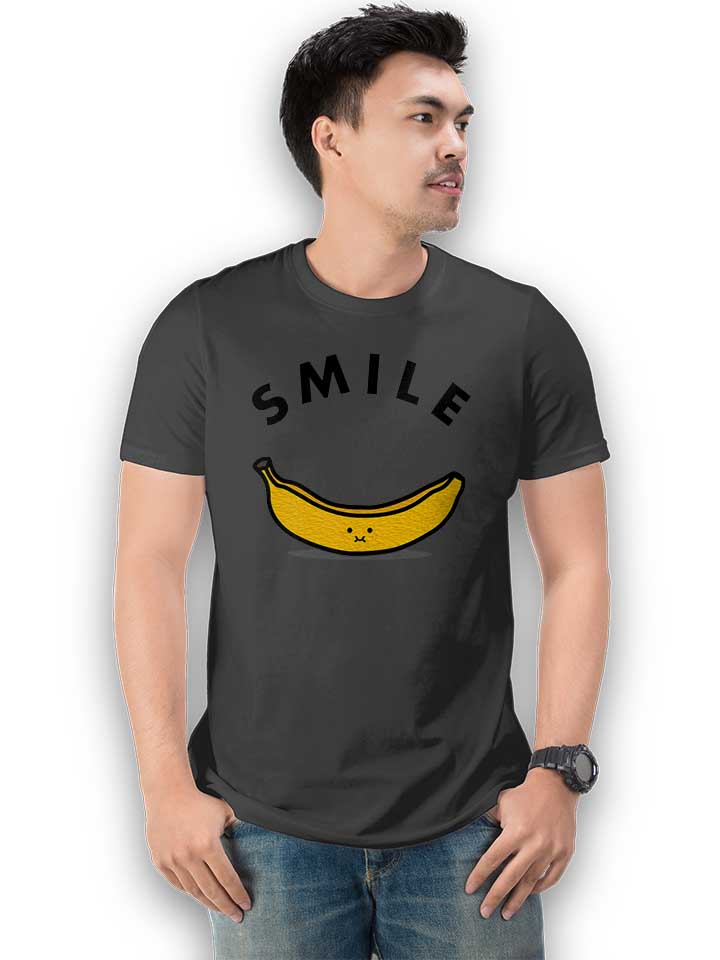 banana-smile-t-shirt dunkelgrau 2