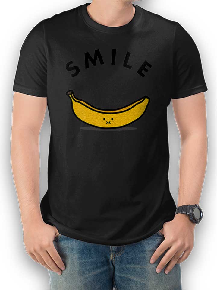 banana-smile-t-shirt schwarz 1