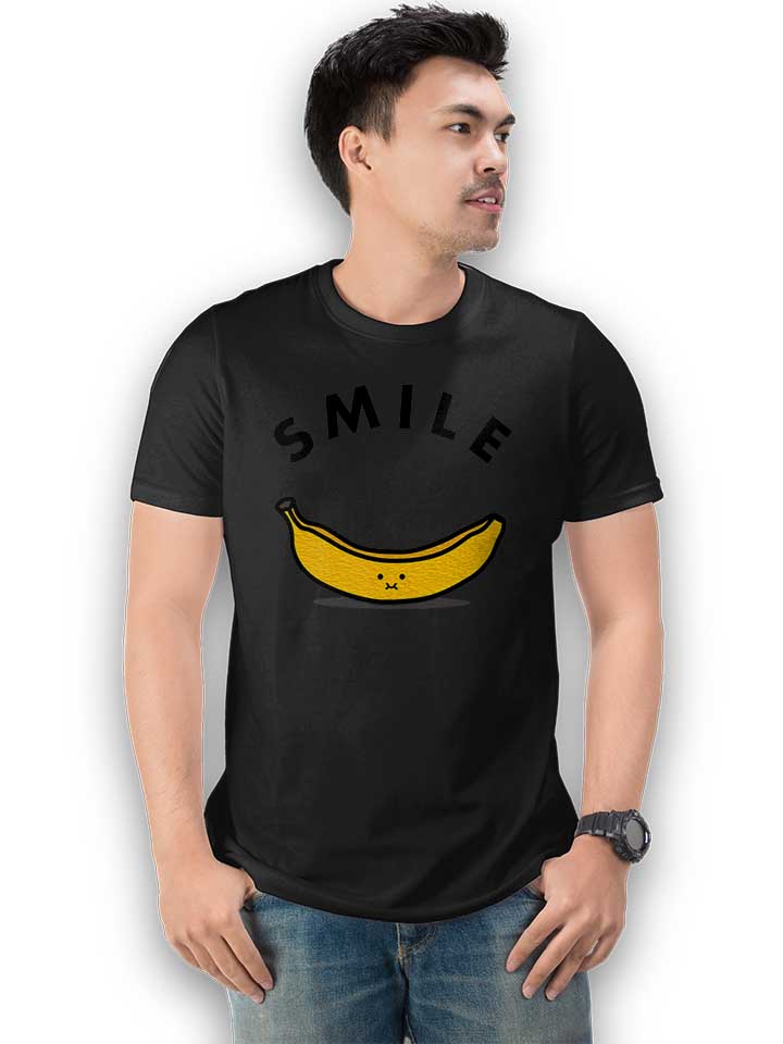 banana-smile-t-shirt schwarz 2