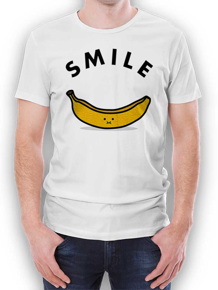 Banana Smile Kinder T-Shirt weiss 110 / 116
