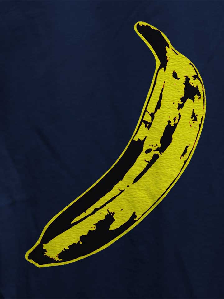 banana-warhol-damen-t-shirt dunkelblau 4