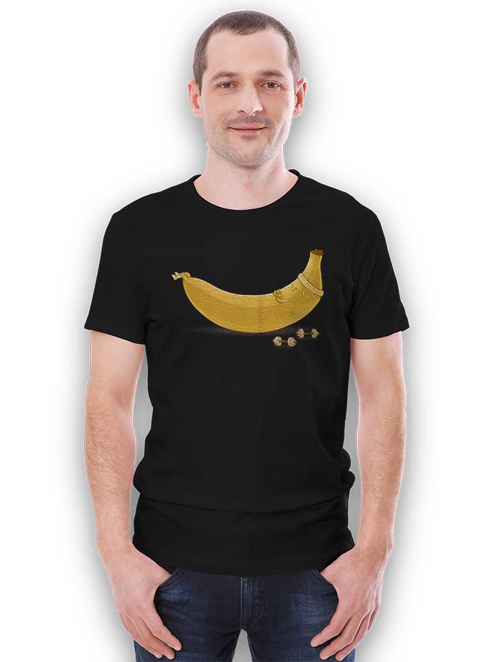 banana-workout-t-shirt schwarz 2