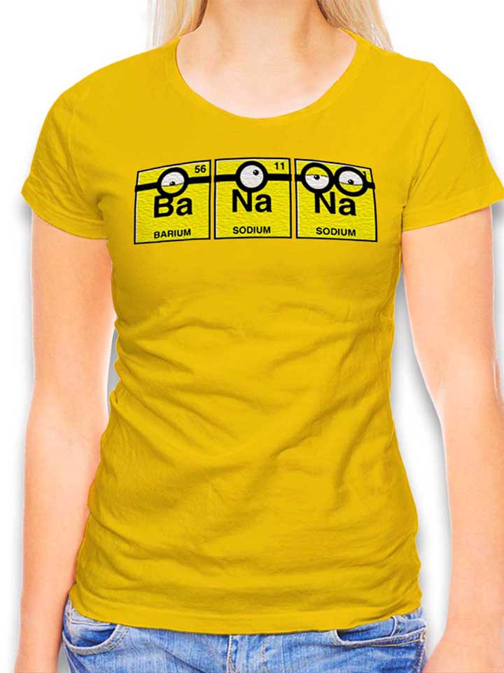 Banana Damen T-Shirt gelb L